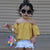 2020 INS Girls Outfits Children Clothing Set Off-the-shoulder Tops And Shorts 2-piece Set Kids Wear Clothes Recommend