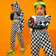 Kids Girls Cool Hip Hop Clothing Hoodie Jakcets Shirt Crop Tops Plaid Pants for Girl Jazz Ballroom Dance Costume Clothes Wear