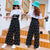 Girls Online Celebrity Leisure Suit Summer Wear 2020 nian New Style Korean-style Children Western Style Big Kid Short-sleeved To